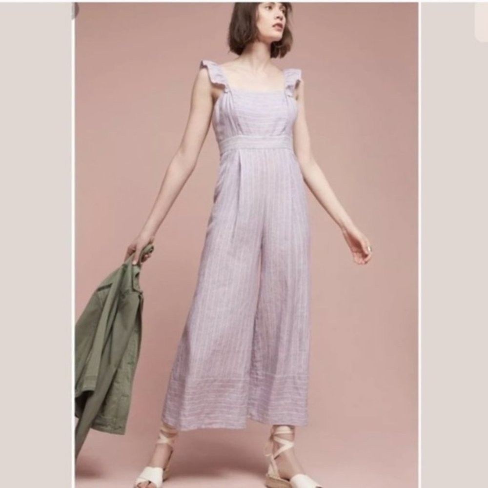 Anthropologie Elevenses Jumpsuit
